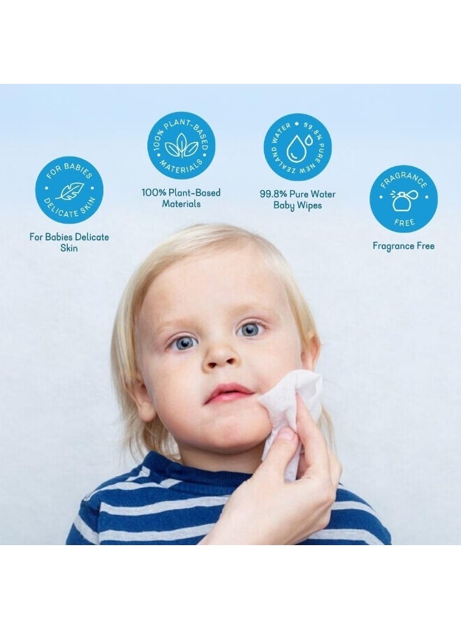 Kiddicare Eco-Friendly Pure Water Baby Wipes 70 Wipes - Image 4